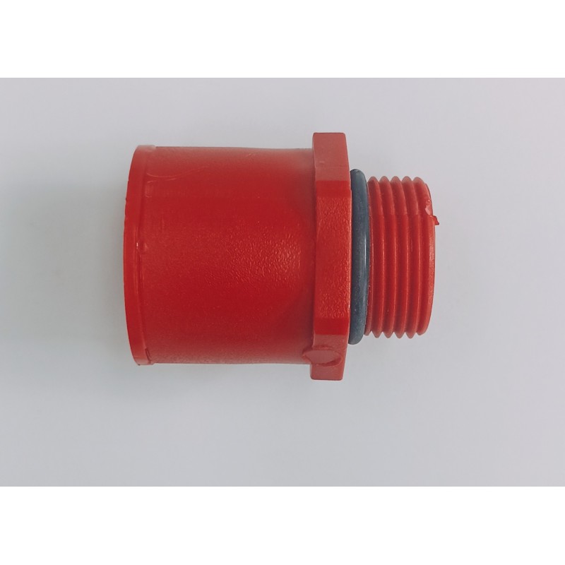 CORTI - Conector línea bebedero de cuadrado a redondo