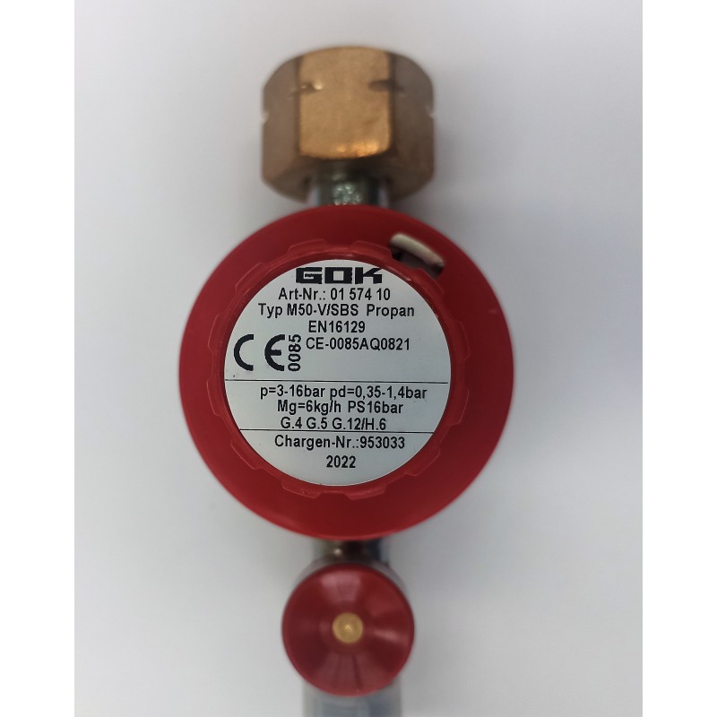 Regulador de Presión  Pantalla 0,350-1.400 Bar SOL NGLF COPILOT