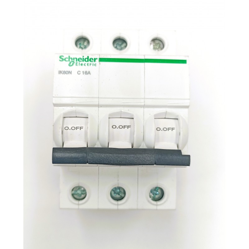 Interruptor Aut.Magnetotermico SCHENEIDER IK60N C16A 3P