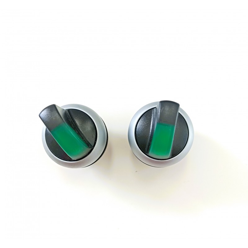 Interruptor Selector 3 Pos.Encl.VERDE M22-WRLK3-G