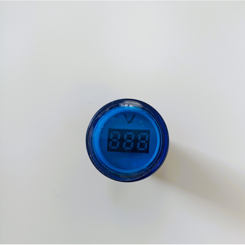 Piloto Indicador Voltímetro AZUL 48/500V